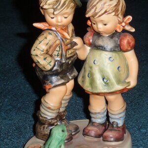 "Timid Little Sister" Hummel Figurine #394 Brother Protecting Sister TMK6 GIFT!